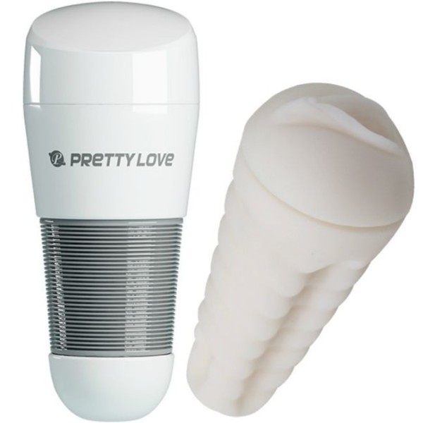 PRETTY LOVE - MASTURBADOR VAGINA MASCULINO KITTY PRETTY LOVE BLAN