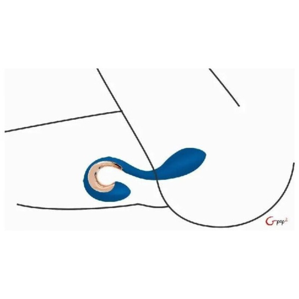 GPOP 2 VIBRATEUR G-P POINT BLEU INDIGO | Livraison Discrète & Qualité Premium