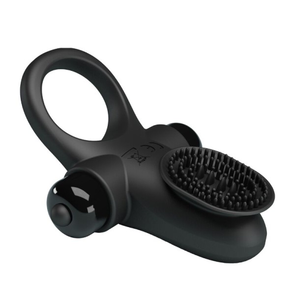 Pretty Love - Vibrator Ring II Pour LE Pénis Noir
