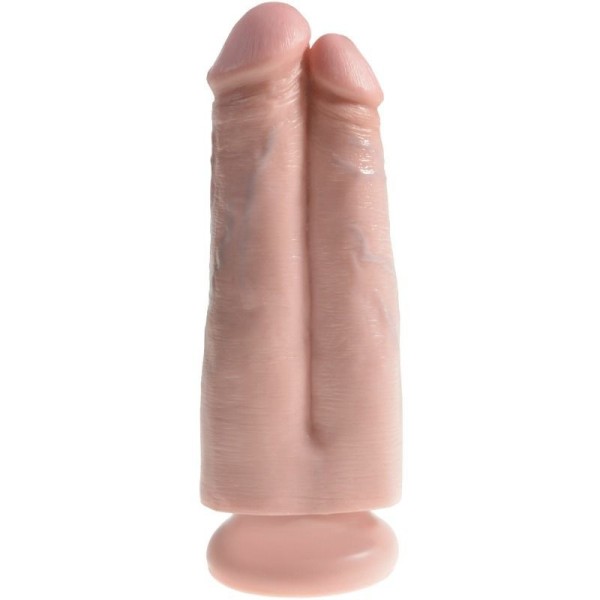 KING COCK - DOUBLE PÉNÉTRATION 20,3 CM KING COCK - Vibrateurs