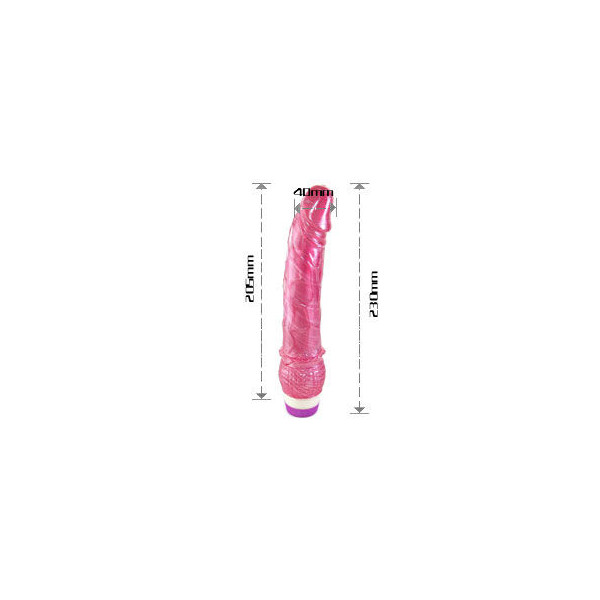 Vibromasseur Réaliste Rouge 23 cm - Qualité Premium Discrète