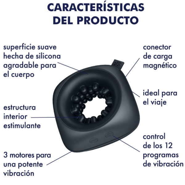 Satisfyer - Ring Stroker Masturbador y Vibrador