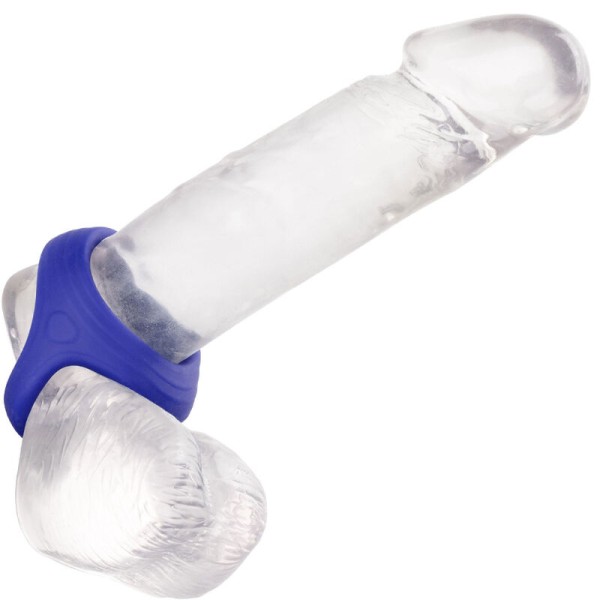 Calexotics - Anillo Doble Admiral Cock Ball Azul