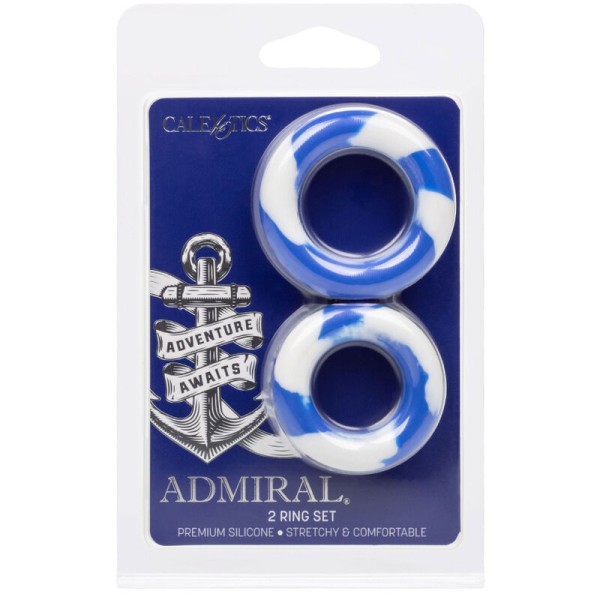 Calexotics - Admiral Set de 2 Anillos para el Pene