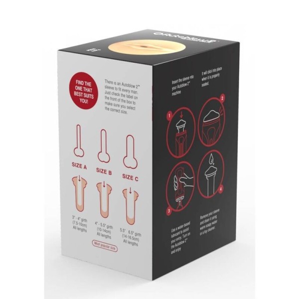 AUTOBLOW - 2+ MANCHON VAGIN TAILLE C AUTOBLOW - Vagins avec vibration