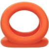 Calexotics - Alpha Tri-Ring Naranja – Anillos para el pene sin vi