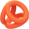 Calexotics - Alpha Tri-Ring Naranja – Anillos para el pene sin vi