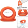 Calexotics - Alpha Tri-Ring Naranja – Anillos para el pene sin vi