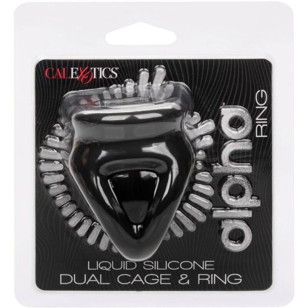 Calexotics - Alpha Bague Dual Cage Noir