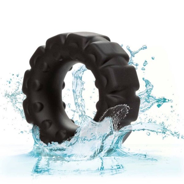 Calexotics - Alpha Black Prolong Ring – Cockrings sin vibraciones
