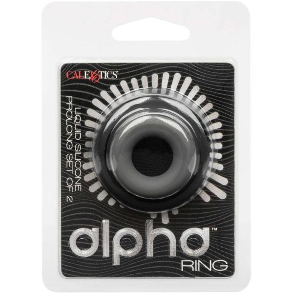 Calexotics - Alpha Prolong LOT DE 2 Bague Gris