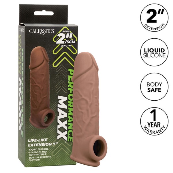 Calexotics - Extension Performance Maxx Life-Like 7 Peau Marron
