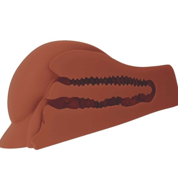 PDX PLUS - MASTURBATEUR MARRON DOUBLE ENTRÉE PERFECT ASS XL PDX PLUS+