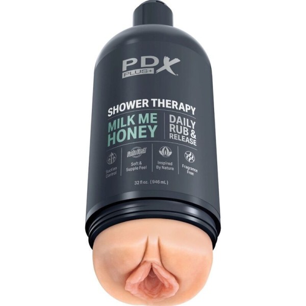 PDX PLUS - MASTURBATEUR STROKER CONCEPTION DISCRÈTE DE LA BOUTEILLE DE SHAMPOOING AU MIEL MILK ME PDX PLUS+