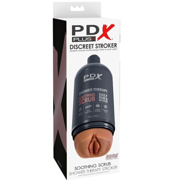 PDX PLUS - MASTURBATEUR STROKER CONCEPTION DE BOUTEILLE DISCRÈTE SCRUB APAISANT SHAMPOOING CANDY PDX PLUS+