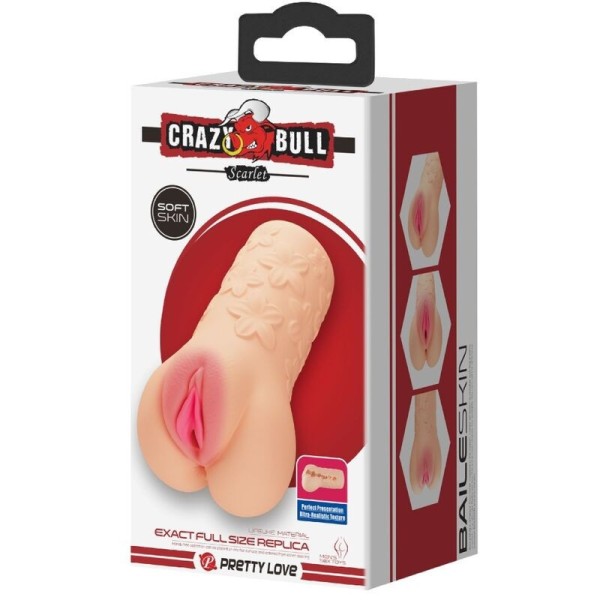 CRAZY BULL - MASTUBADOR SCARLET EN FORMA DE VAGINA CRAZY BULL