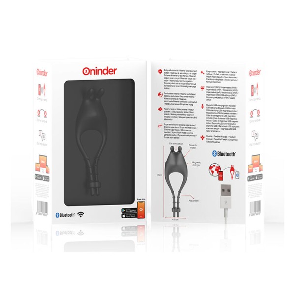 Oninder - Anneau Vibrateur Réglable Rechargeable Pampa Avec St...