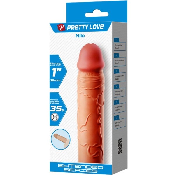 Pretty Love - Nile Extensor de Pene Flesh Cover