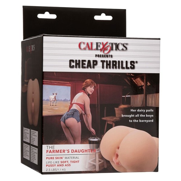 CALEXOTICS - LA FILLE DU FERMIER DOUBLE MASTURBATEUR RÉALISTE CHAIR CALEXOTICS