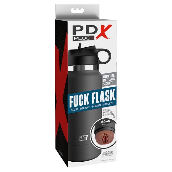 PDX PLUS - FUCK FLASK VAGINA STROKER DISCREET MARRÓN MODELO 2 PDX