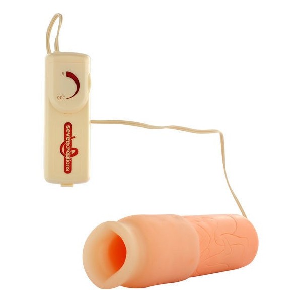 SEVEN CREACIONES - MASTURBADOR ORO CON VIBRACIÓN SEVEN CREACIONES