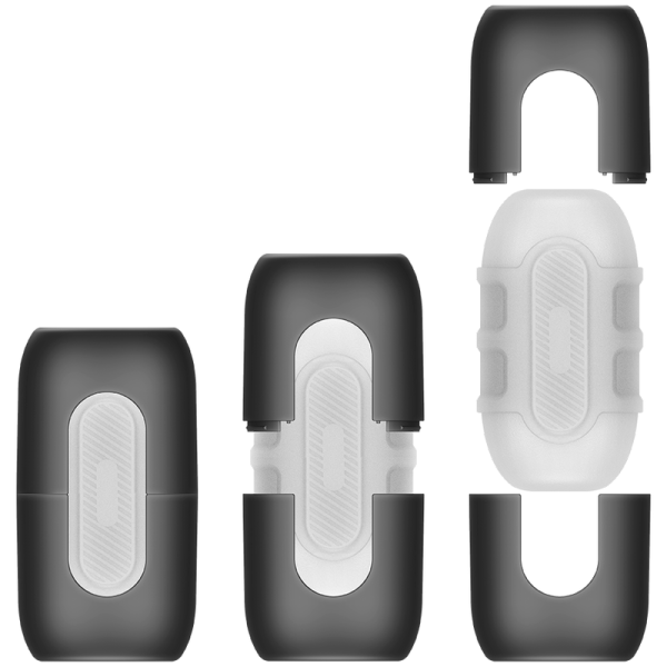 JAMYJOB - MASTURBATEUR DOUBLE TURBO JAMYJOB - Vagins avec vibration