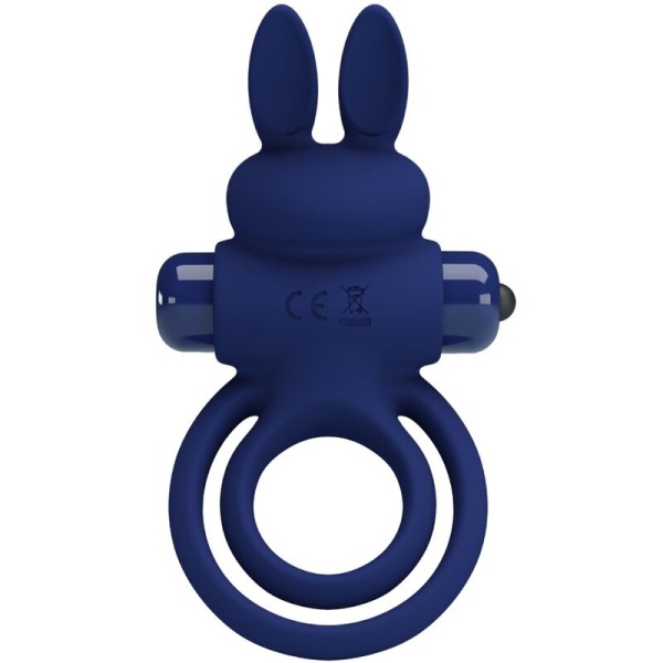Pretty Love - Darey Double Anneau Vibrant Lapin Bleu
