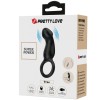 Pretty Love - Trae Anillo Vibrador Con Estimulador Negro