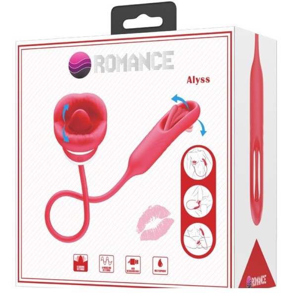 ROMANCE - ALYSS MASTURBADOR BOCA ROJA ROMANCE - Juguetes para muj