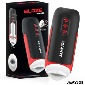 MASTURBATEUR BUCCAL AUTOMATIQUE BLAZE 5 MODES ONDES STIMULANTES ET VIBRATIONS JAMYJOB