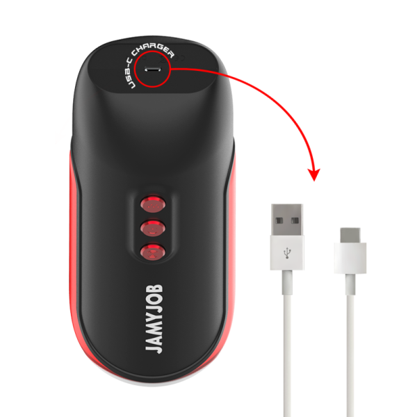 MASTURBATEUR BUCCAL AUTOMATIQUE BLAZE 5 MODES ONDES STIMULANTES ET VIBRATIONS JAMYJOB