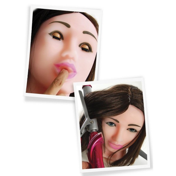 MASTURBADOR ROSTRO EXTREME TOYZ BROWN - Varios masturbadores