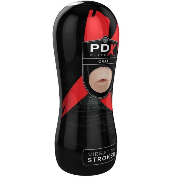 MASTURBADOR ORAL STROKER PDX ELITE VIBRANT - Masturbador oral