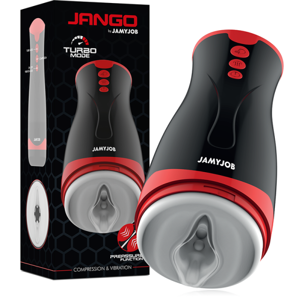 JAMYJOB - MASTURBATEUR COMPRESSION ET VIBRATION JANGO JAMYJOB