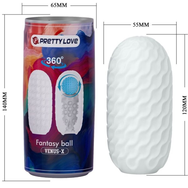 Pretty Love - Masturbateur Homme Venus X Blanc