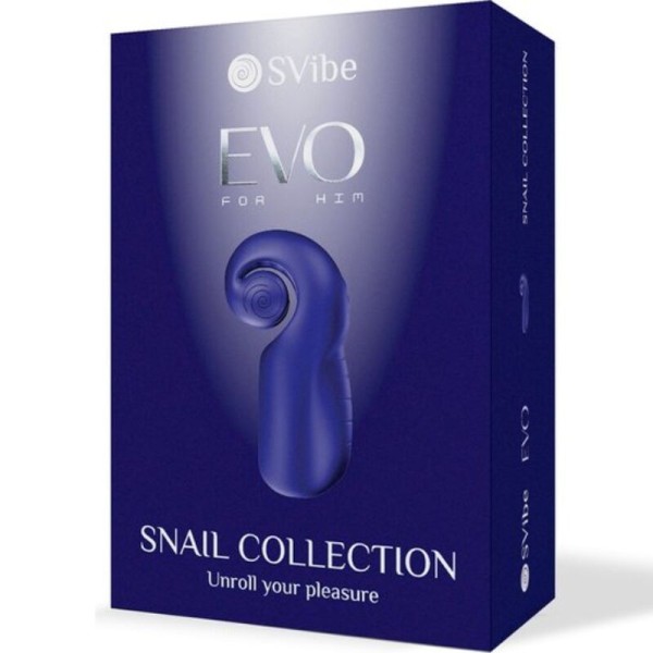 Snail Vibe - EVO Pour LUI Masturbateur Homme Slide Nroll Bleu ...