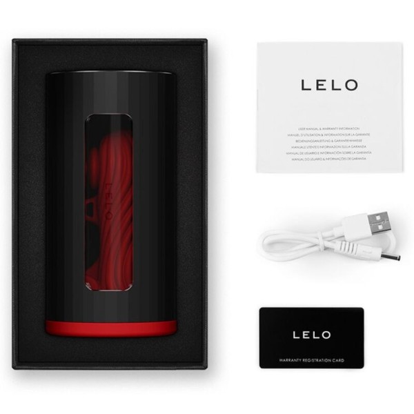 LELO - MASTURBATEUR MÂLE F1S V3 ROUGE LELO - Masturbateur automatique