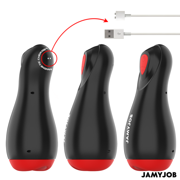 JAMYJOB - CORE-X MASTURBATEUR AUTOMATIQUE 5 MODES ONDES STIMULANTES ET VIBRATIONS JAMYJOB