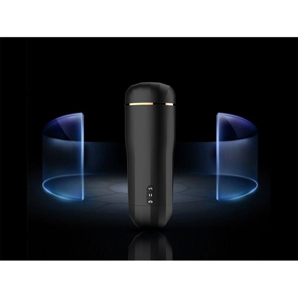 SHEQU - MASTURBADOR DE VAGINA DE NEVE COM VIBRAÇÕES E ONDAS ESTIMULANTES SHEQU