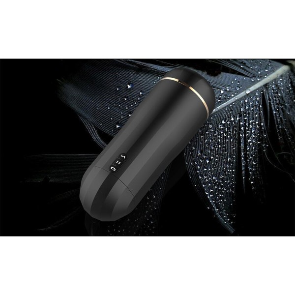 SHEQU - MASTURBATEUR VAGIN À NEIGE AVEC VIBRATIONS ET ONDES STIMULANTES SHEQU