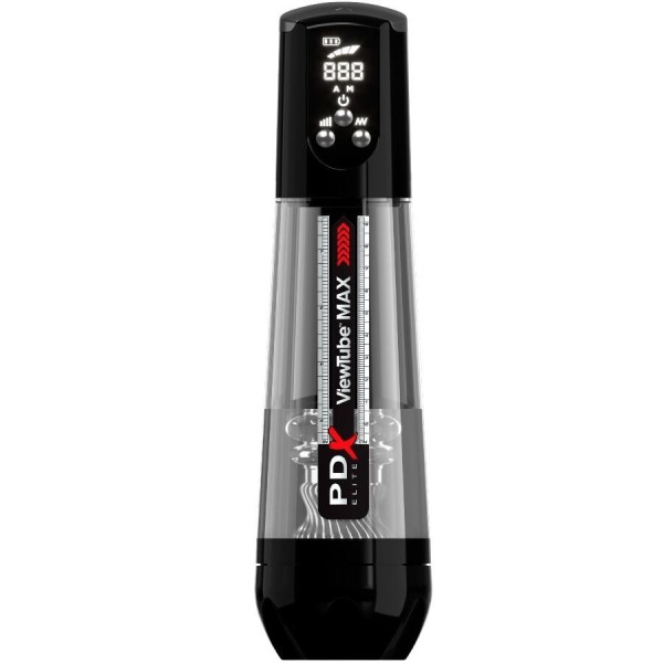 MASTURBATEUR AUTOMATIQUE AVEC ASPIRATION TRANSPARENTE PDX ELITE