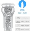 Kiiroo - Feel Pocket Stroker Crystal BY Kiiroo Transparente