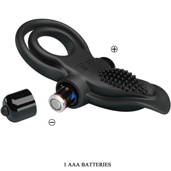 Pretty Love - Double Anneau Vibrant + Stimulateur DE Clitoris ...