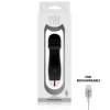DOLCE VITA - VIBRATEUR RECHARGEABLE TROIS NOIR 7 VITESSES DOLCE VITA