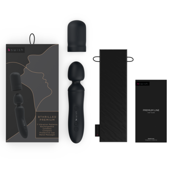 B SWISH - VARITA VIBRADORA BTHRILLED PREMIUM NEGRO B SWISH