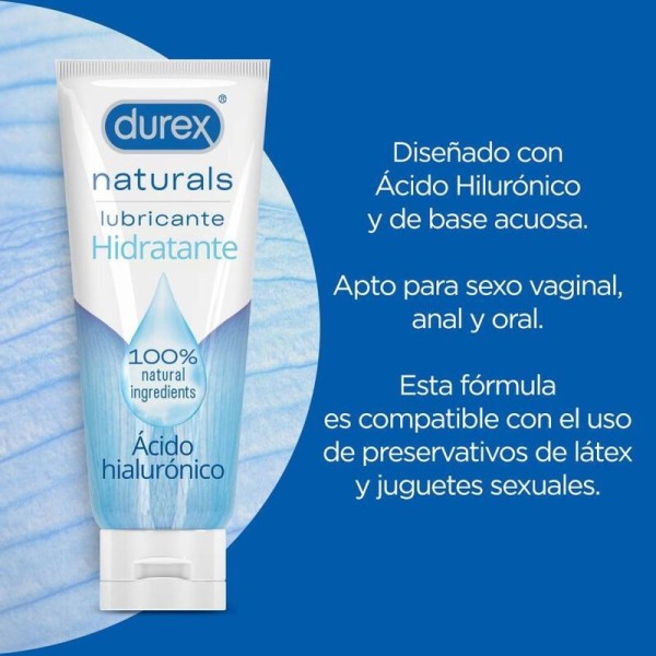 DUREX - LUBRICANTE HIDRATANTE NATURAL 100 ML DUREX LUBES - Base a