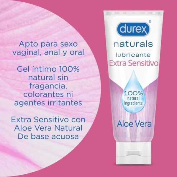 DUREX - LUBRICANTE NATURAL EXTRA SENSIBLE 100 ML DUREX LUBES