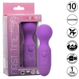 CALEXOTICS - FIRST TIME MASSEUR RECHARGEABLE 10 VIBRATIONS VIOLET CALEXOTICS