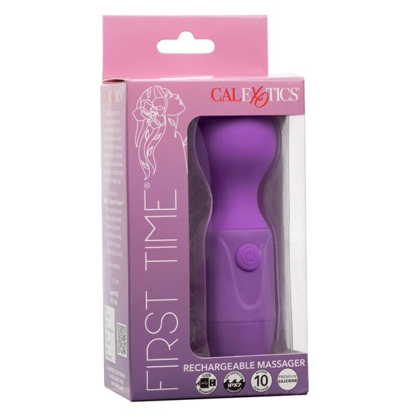 CALEXOTICS - FIRST TIME MASSEUR RECHARGEABLE 10 VIBRATIONS VIOLET CALEXOTICS