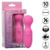 CALEXOTICS - FIRST TIME MASSEUR RECHARGEABLE 10 VIBRATIONS ROSE CALEXOTICS